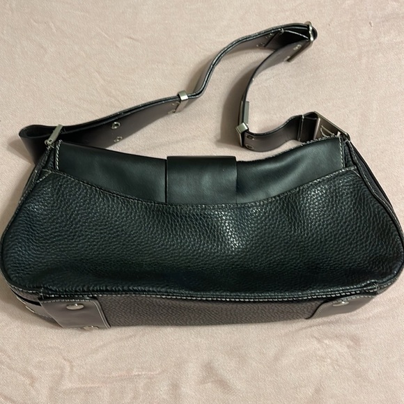 Dior Black Pebbled Leather Street Chic Shoulder Bag w/3 detachable accessories - Picture 6 of 13